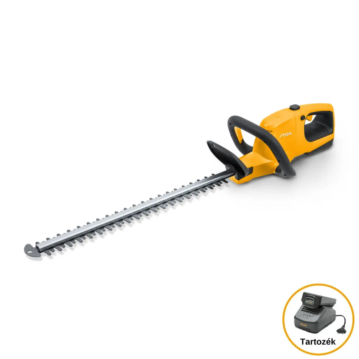 Trimmer gard viu STIGA HT 100e Kit (cu baterie și încărcător)