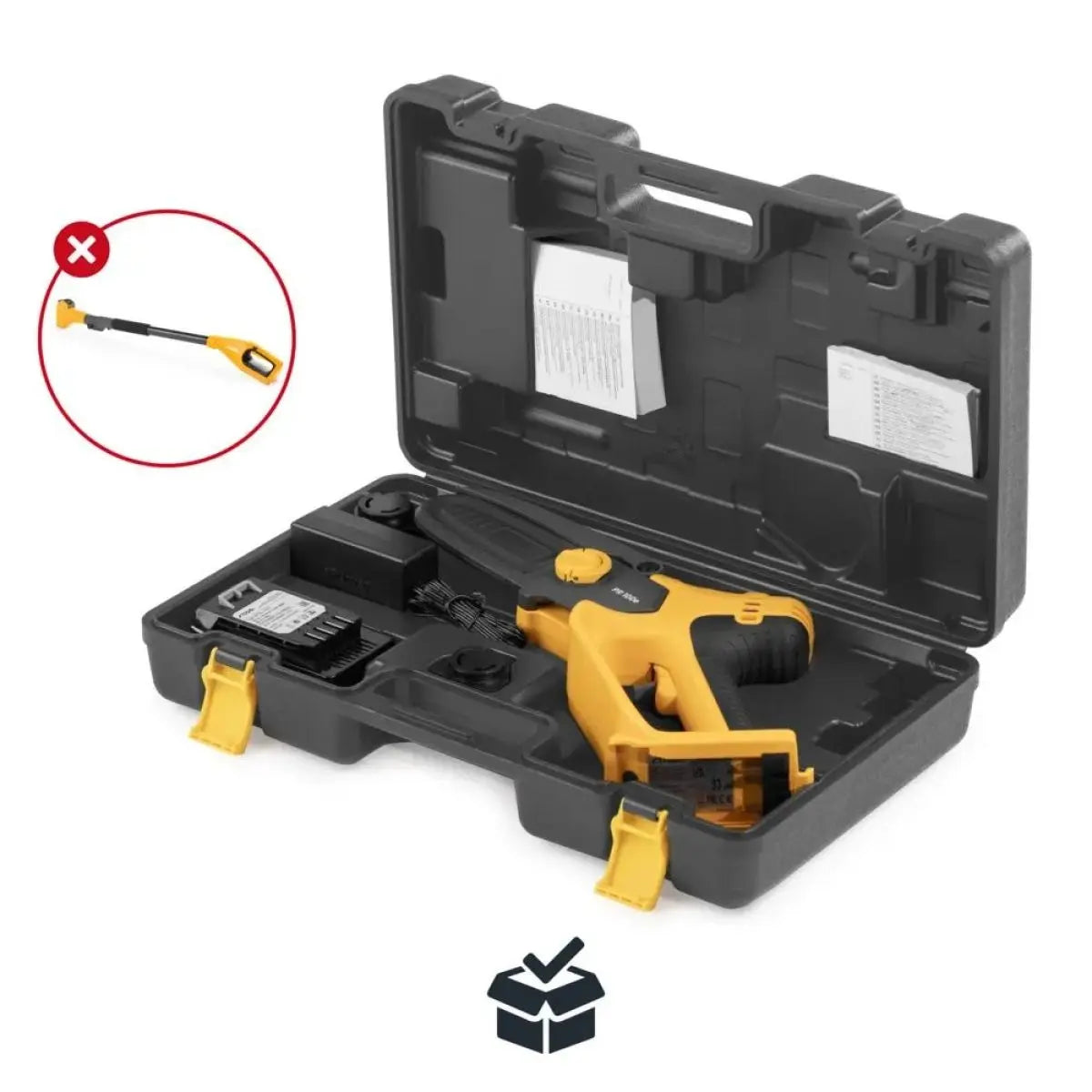 STIGA drujbă cu acumulator PR 100e Kit (cu acumulator și încărcător) STIGA